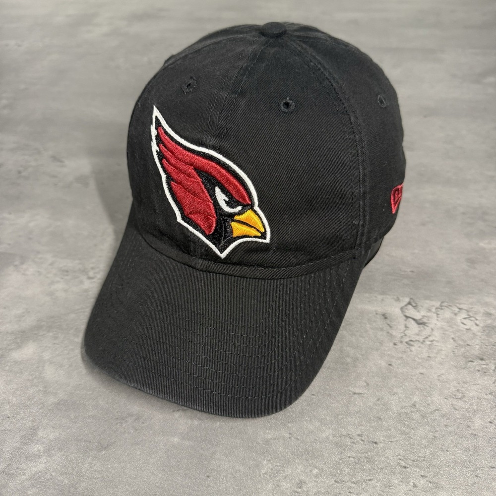 Arizona Cardinals Hat New Era Cap 9Twenty Adjustable Strap Black Dad Low Profile